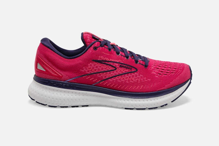 Glycerin 19 Road Brooks Running Shoes NZ Womens - Red/Black - JEYCQD-468